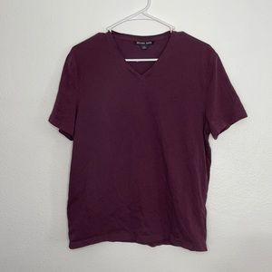 Men’s Maroon Michael Kors T-Shirt